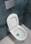 Cersanit Zip mélyöblítésű fali WC SimpleOn technológiával 36x52,5 cm, vékony ülőkével, fehér S701-567
