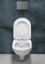 Cersanit Zip mélyöblítésű fali WC SimpleOn technológiával 36x52,5 cm, vékony ülőkével, fehér S701-567