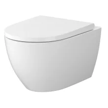 Cersanit Zen Pro Oval kerámia fali WC csésze örvényes öblítési technológiával, SoftClose ülőkével S701-719