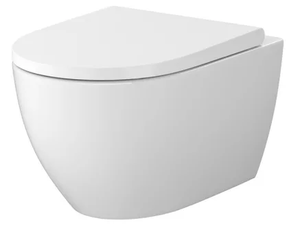 Cersanit Zen Pro Oval kerámia fali WC csésze örvényes öblítési technológiával, SoftClose ülőkével S701-719