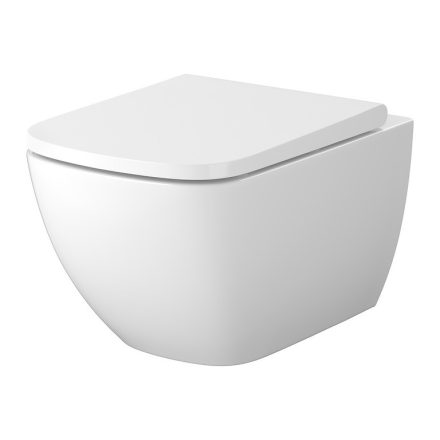 Cersanit Zen Pro Square kerámia fali WC csésze VORTEX öblítési technológiával,  SoftClose ülőkével S701-882