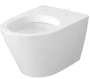 Cersanit City Pro fali kerámia WC csésze Vortex öblítési technológiával és vékony Duroplast ülőkével S701-883