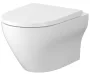 Cersanit Larga Pro fali kerámia WC szett VORTEX öblítéssel, lágyan záródó Duroplast WC ülőkével S701-885