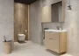 Cersanit City Pro szögletes fali WC csésze, duroplast ülőkével, beépíthető falsík alatti tartállyal, fehér kivitelben.