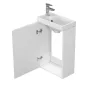 Cersanit Moduo alsószekrény kerámia kézmosóval 59x39 cm fényes fehér S801-218-DSM