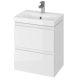 Cersanit Moduo Slim 50 szekrény keskeny mosdóval, fényes fehér S801-229-DSM