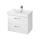 Cersanit Lara 50 fehér alsószekrény Mille kerámia mosdóval S801-321-DSM