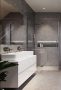 Cersanit Crea 120 alsószekrény kerámia mosdóval, fényes fehér S801-323