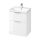 Cersanit City 60 alsószekrény kerámia mosdóval, fényes fehér S801-422