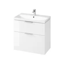   Cersanit City mosdószekrény 80,5 cm kerámia mosdóval, fényes fehér S801-423