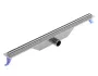 Cersanit Tako Slim lineáris zuhanylefolyó 80 cm, szálcsiszolt acél S907-014