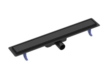 Cersanit Tako lineáris zuhanylefolyó szifonnal 70 cm, matt fekete S907-018
