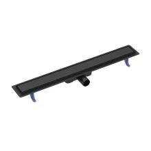   Cersanit Tako lineáris zuhanylefolyó szifonnal 80 cm, matt fekete S907-019
