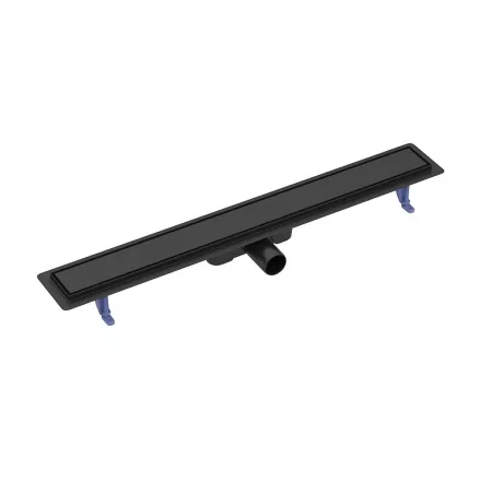 Cersanit Tako lineáris zuhanylefolyó szifonnal 80 cm, matt fekete S907-019