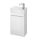 Cersanit Crea fali alsószekrény 40 cm-es mosdóhoz, fényes fehér S924001
