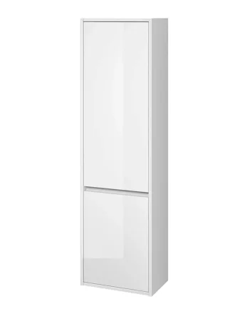 Cersanit Crea 2 ajtós fali szekrény polcokkal 140x40x25, fényes fehér S924-022