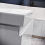 Cersanit Moduo Slim keskeny alsószekrény 80 cm-es mosdóhoz, fényes fehér S929-002