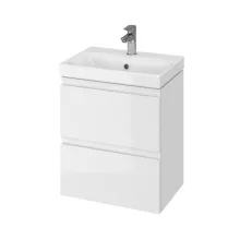 Cersanit Moduo Slim keskeny alsószekrény 50 cm-es mosdóhoz fényes fehér S929-006