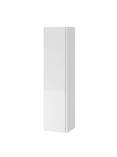   Cersanit Moduo fali kiegészítő szekrény 160x39,5x34 polcokkal és tükörrel, fényes fehér S929-020