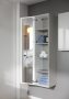 Cersanit Moduo fali kiegészítő szekrény 160x39,5x34 polcokkal és tükörrel, fényes fehér S929-020