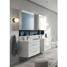   Cersanit Larga 2 fiókos alsószekrény mosdó nélkül 59x57x44cm, fényes fehér S932-070
