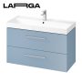 Cersanit Larga 2 fiókos alsószekrény mosdó nélkül 99x57x44 cm, kék S932-077
