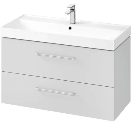 Cersanit Larga 2 fiókos mosdószekrény mosdó nélkül 99x44x57 cm, szürke S932-078