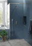 Cersanit Larga Walk-in zuhanyfal 120x200 cm átlátszó üveggel és CleanPro bevonattal, króm profil S932-137