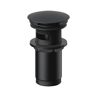 Cersanit Click-Clack leeresztő szelep túlfolyós és túlfolyó nélküli mosdóhoz, fekete S951-701