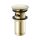 Cersanit Click-Clack leeresztő szelep túlfolyós és túlfolyó nélküli mosdóhoz, matt arany S951-702