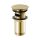 Cersanit Click-Clack leeresztő szelep túlfolyós és túlfolyó nélküli mosdóhoz, arany S951-703