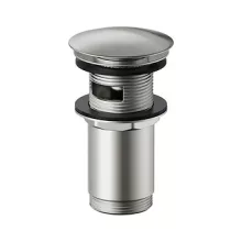   Cersanit Click-Clack leeresztő szelep túlfolyós és túlfolyó nélküli mosdóhoz, nikkel S951-704