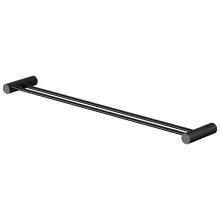   Cersanit Zen fali dupla törölköző tartó 60 cm, fekete S951-885