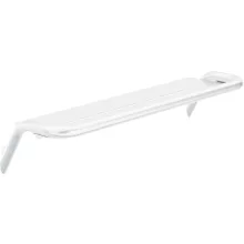   Deante Silia falra szerelhető 43,6 cm polc, matt fehér ADIA511
