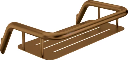 Deante Silia rozsdamentes acél zuhanykosár, szálcsiszolt bronz ADI_C551