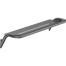  Deante Silia falra szerelhető 43,6 cm polc, titánium ADI_D511
