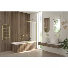   Deante Silia tükör 50x100 cm, szálcsiszolt arany keretben ADIR851