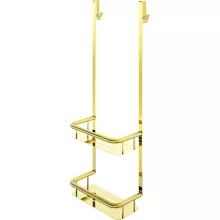 Deante Silia zuhanykabinra akasztható polc, arany kivitelben