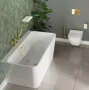 Deante Silia fali WC kefe tartó, fényes arany ADI_Z711