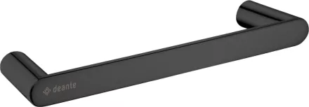 Deante Round rozsdamentes acél törölközőtartó 328 mm, matt fekete ADR N611