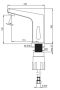 Deante Sensor szenzoros mosdó csaptelep hőfokszabályzóval, króm BCH 029V