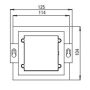 Deante Sensor szenzoros mosdó csaptelep hőfokszabályzóval, króm BCH 029V
