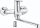 Deante Chaber falra szerelhető kád-mosdó csaptelep hosszabított kifolyóval, króm BGC 056M