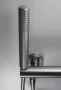 Deante Silia zuhany csaptelep zuhanyszettel, titanium BQS D41M