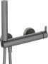 Deante Silia zuhany csaptelep zuhanyszettel, titanium BQS D41M
