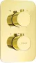 Deante Therm falsík alatti termosztátos zuhanyrendszer, arany BXYZGEBT