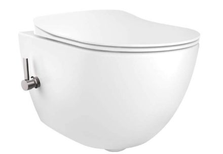 Deante Peonia Zero fali WC csésze bidé funkcióval és keverőcsappal, fehér CBP 6WPW