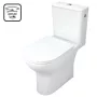 Deante Jasmin álló monoblokk kerámia WC csésze tartállyal, fehér CDJD6RPS