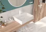 Deante Temisto 50x40 cm-es falra vagy pultra szerelhető kerámia mosdó CDT 6U4S