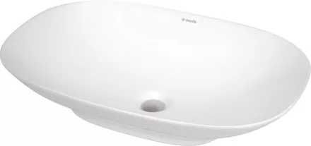Deante Arnika pultra ültethető kerámia mosdótál 60x40 cm, fehér CGN_6U6S